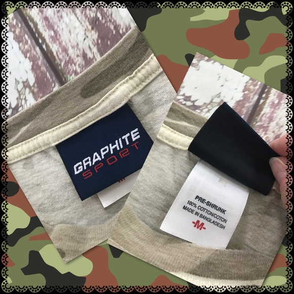 Graphite Sport cami tee, size M - Picture 4 of 4